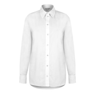 ALEXANDER MCQUEEN Alex Classic Shirt Ld41 Women Optical White  for sale