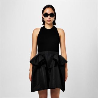 ALEXANDER MCQUEEN Alex Cut And Sew Ld43 Women Black  for sale