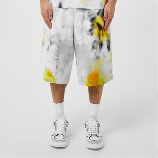 ALEXANDER MCQUEEN Alex Floral Bermuda Sn42 Men White / Yellow  for sale