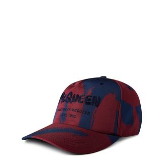 ALEXANDER MCQUEEN Alex Graffiti Cap Sn34 Men Navy 4173  for sale