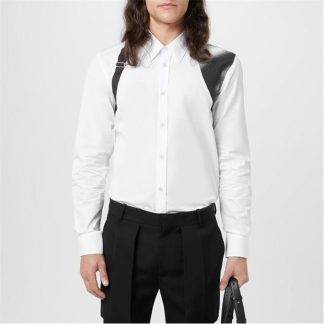 ALEXANDER MCQUEEN Alex Hrnss Shirt Sn34 Men White 9000  for sale