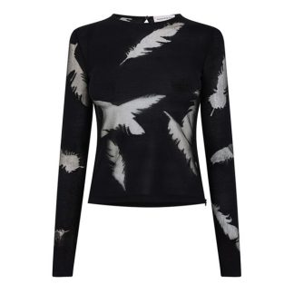 ALEXANDER MCQUEEN Alex LS Top Ld43 Women Black  for sale