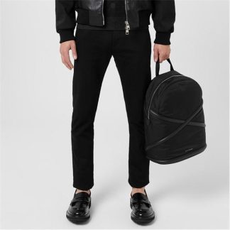 ALEXANDER MCQUEEN Alex Lth/Fab Bmbr Sn34 Men Black 1000  for sale