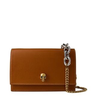 ALEXANDER MCQUEEN Alex Mix Mtl Cbdy Ld43 Women Caramel Tan  for sale