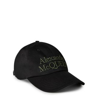 ALEXANDER MCQUEEN Alex Stacked Hat Sn42 Men Black/Khaki  for sale