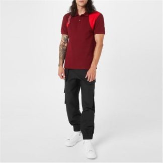 ALEXANDER MCQUEEN Alex Tape Hrnss Polo Sn34 Men Bordeaux  for sale