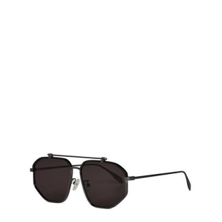 ALEXANDER MCQUEEN Alexander Mcqueen Sunglasses Am0337s Unisex Ruthenium  for sale