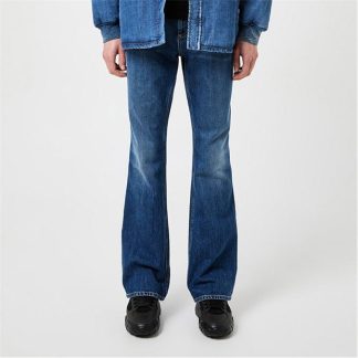 ALEXANDER MCQUEEN Bootcut Jeans Men Blue Wash 4001  for sale