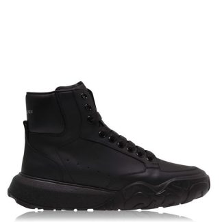 ALEXANDER MCQUEEN Court High Top Men Black/Blck 1000  for sale