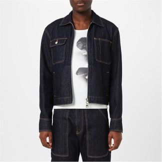 ALEXANDER MCQUEEN Denim Jacket Unisex Indigo  for sale