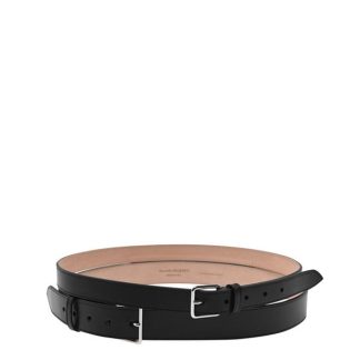 ALEXANDER MCQUEEN Double Belt Women Belts Black 1000 for sale