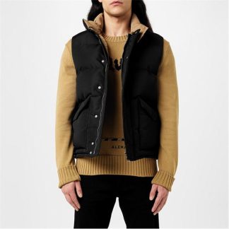 ALEXANDER MCQUEEN Graffiti Gilet Men Black 0901  for sale