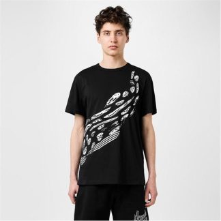 ALEXANDER MCQUEEN Graphic T Shirt Men Black 0901  for sale