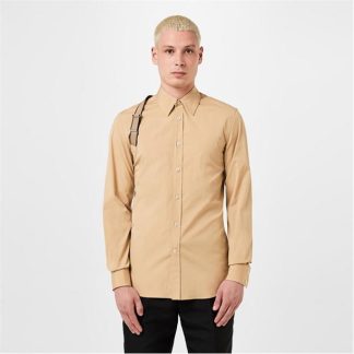 ALEXANDER MCQUEEN Harness Shirt Men Beige  for sale