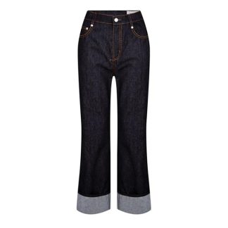 ALEXANDER MCQUEEN High Rise Boyfriend Jeans Women Indigo 4158  for sale