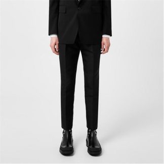 ALEXANDER MCQUEEN Jacquard Tailored Trousers Men Black  for sale