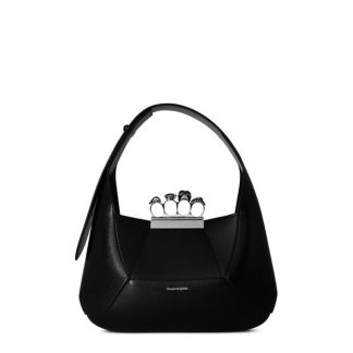 ALEXANDER MCQUEEN Jewelled Hobo Bag Women Hobo Bags Black 1000 for sale