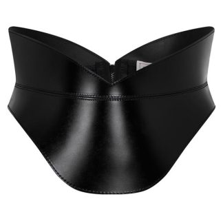 ALEXANDER MCQUEEN Leather Corset Women Black 1000  for sale