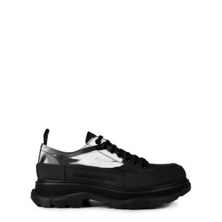 ALEXANDER MCQUEEN Low Tread Trainers Men Black/Wht 1070  for sale