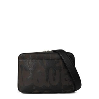 ALEXANDER MCQUEEN Mozart Camera Bag Unisex Blk/Bge 1062  for sale