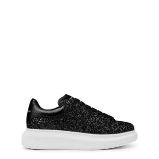 ALEXANDER MCQUEEN Oversized Sneakers Women Chunky Trainers Black / Glitter for sale