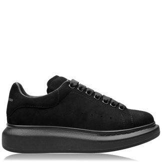 ALEXANDER MCQUEEN Oversized Sneakers Women Chunky Trainers Black Suede for sale