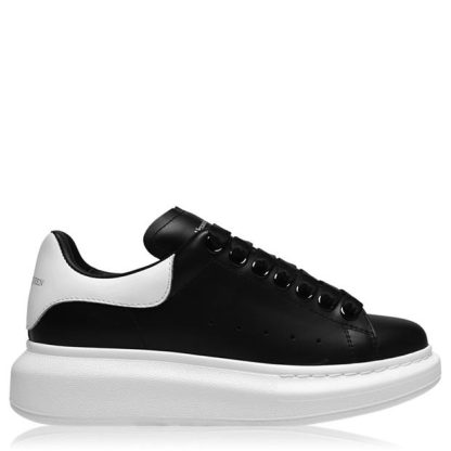 ALEXANDER MCQUEEN Oversized Sneakers Women Chunky Trainers Black / White Tab for sale