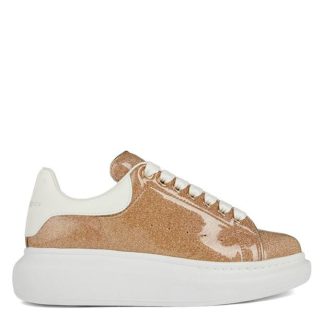 ALEXANDER MCQUEEN Oversized Sneakers Women Chunky Trainers Rose Gold 5744 for sale