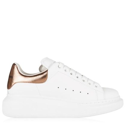 ALEXANDER MCQUEEN Oversized Sneakers Women Chunky Trainers White / Rose Gold for sale