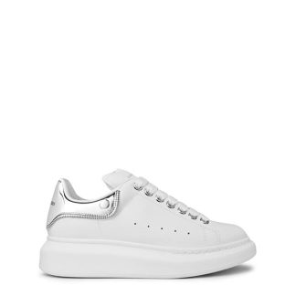 ALEXANDER MCQUEEN Oversized Sneakers Women Chunky Trainers White/Silver for sale