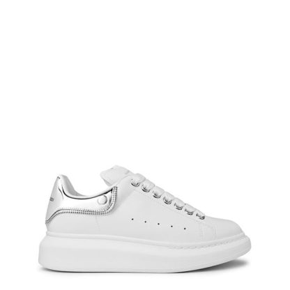 ALEXANDER MCQUEEN Oversized Sneakers Women Chunky Trainers White/Silver for sale