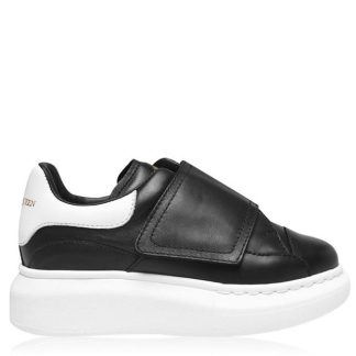 ALEXANDER MCQUEEN Oversized Velcro Trainers Juniors Kids Black / White  for sale