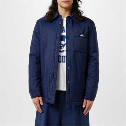 ALEXANDER MCQUEEN Padded Jacket Men Indigo  for sale