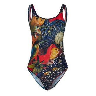 ALEXANDER MCQUEEN Printed Bodysuit Women Multicolour  for sale