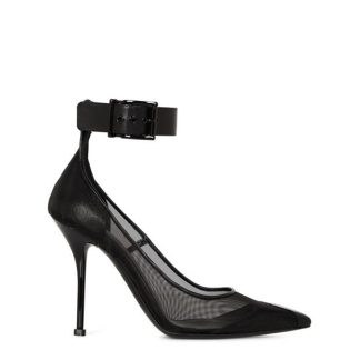 ALEXANDER MCQUEEN Punk Ankle Stiletto Heel Women Black 1000  for sale