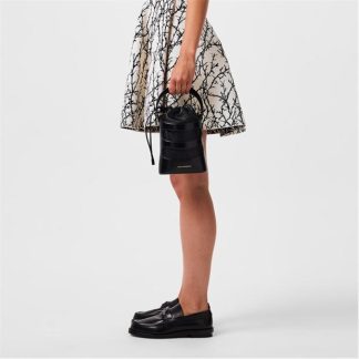 ALEXANDER MCQUEEN Rise Bucket Bag Women Black  for sale