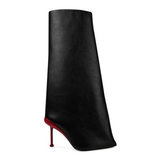 ALEXANDER MCQUEEN Slash Flare Boot Women Black/Red  for sale