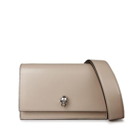 ALEXANDER MCQUEEN Small Skull Bag Women Crossbody Bags Camel for sale