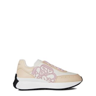 ALEXANDER MCQUEEN Sprint Runners Women Runners Wht/Bg/Pnk 8891 for sale