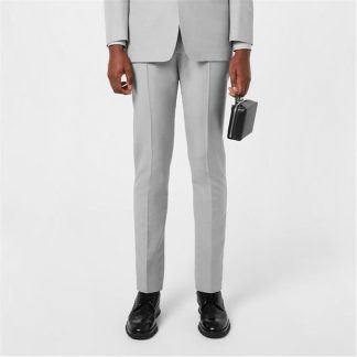 ALEXANDER MCQUEEN Tailored Cigarette Trousers Men Dove Grey  for sale