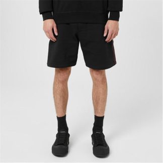 ALEXANDER MCQUEEN Tape Logo Shorts Men Black Mix 0901  for sale