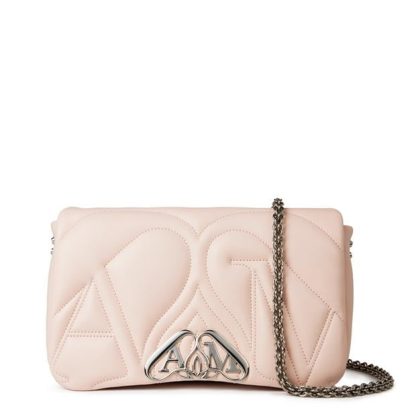 ALEXANDER MCQUEEN The Seal Small Bag Women Crossbody Bags Clay for sale