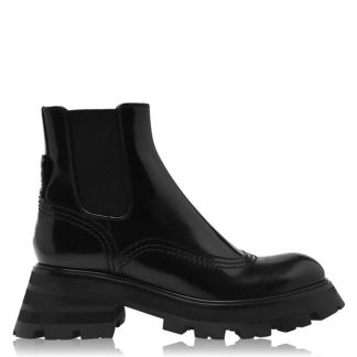 ALEXANDER MCQUEEN Tread Chelsea Boots Women Black 1000  for sale