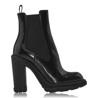 ALEXANDER MCQUEEN Tread Heeled Boots Women Black 1000  for sale