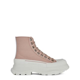 ALEXANDER MCQUEEN Tread Slick High Top Sneaker Women Blush Crm 5375  for sale