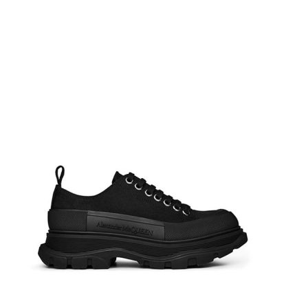 ALEXANDER MCQUEEN Tread Slick Low Trainers Women Chunky Trainers Black / Black for sale