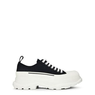 ALEXANDER MCQUEEN Tread Slick Low Trainers Women Chunky Trainers Black / White for sale