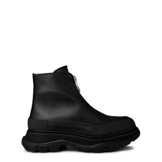 ALEXANDER MCQUEEN Tread Slick Zip Boots Women Black  for sale