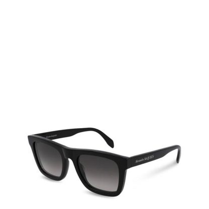 Alexander McQueen ALEXANDER MCQUEEN SUNGLASSES AM0301S Unisex Black  for sale