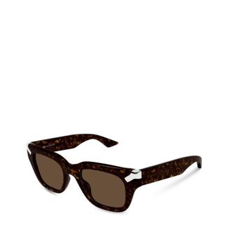 Alexander McQueen Alex S AM0439S Sn43 Unisex Havana/Brown  for sale